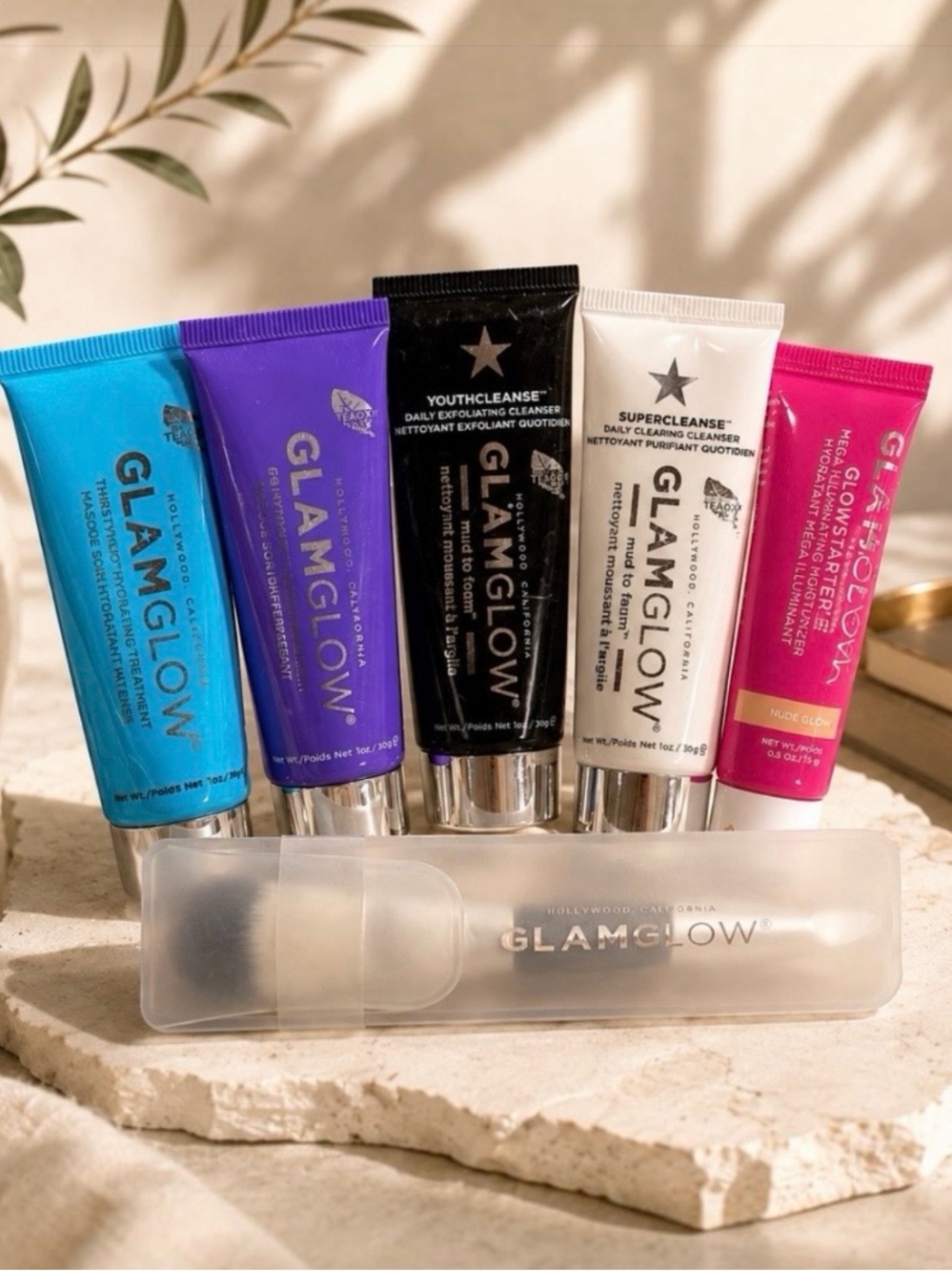 GLAMGLOW
Travel Mask Set with Dual-Ended Applicator Brush
